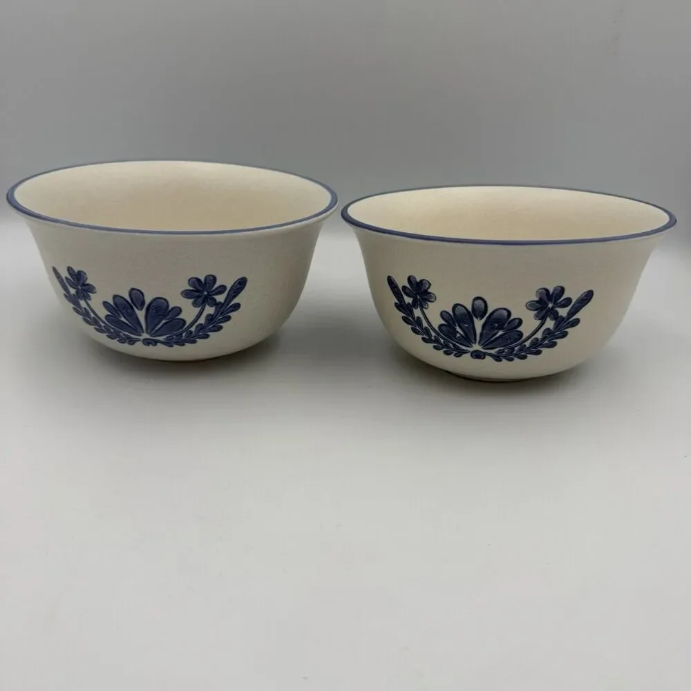 Set of 2 Pfaltzgraff Yorktowne Deep Soup/Cereal Bowls